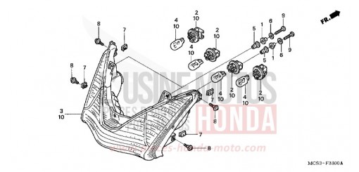 REAR COMBINATION LIGHT ST13004 de 2004